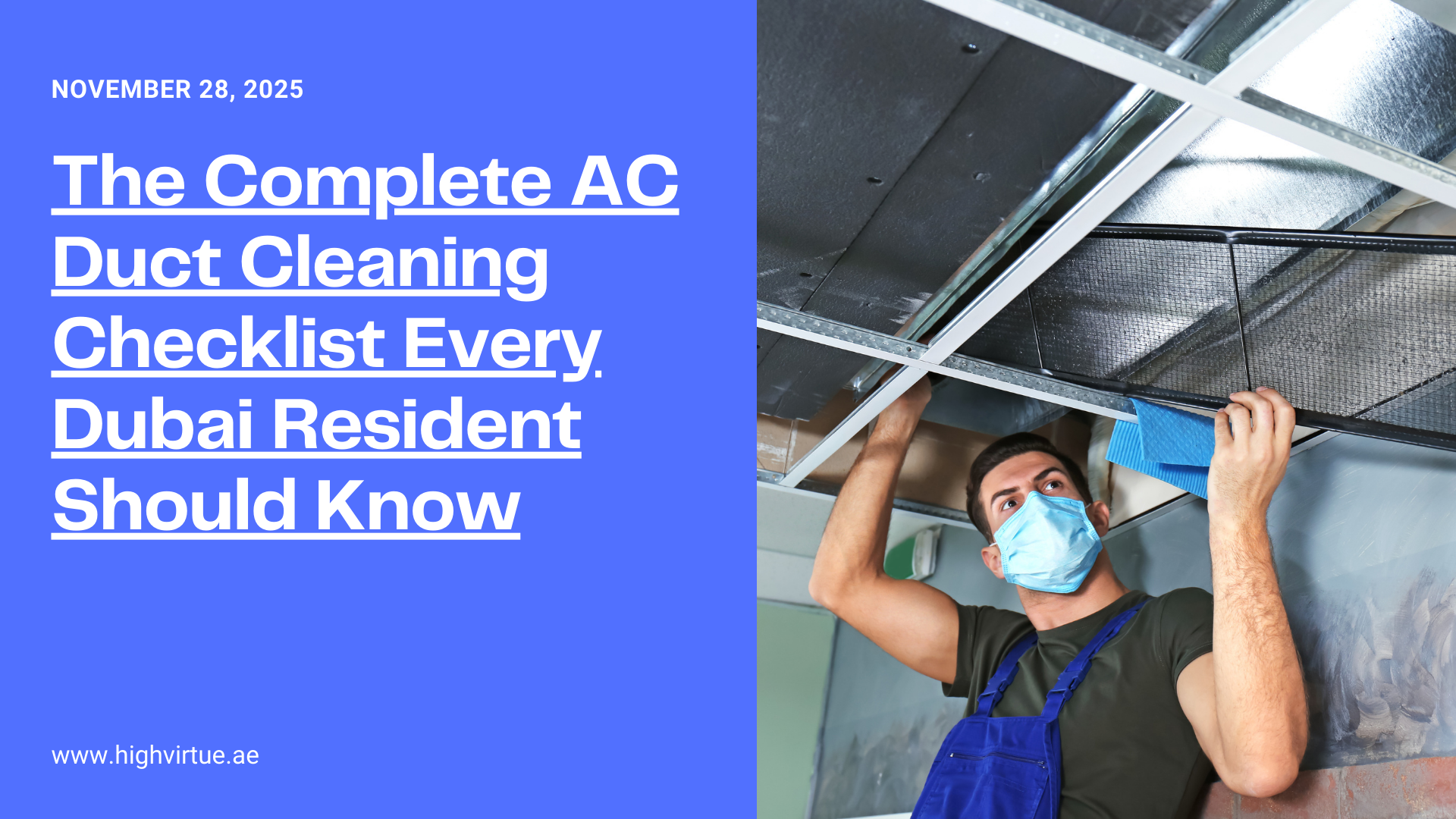 The Complete AC Duct Cleaning Checklist Every Dubai Resident Should Know